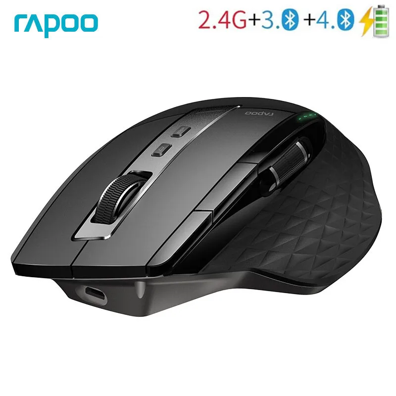 Беспроводная мышь Rapoo MT750L оригинальная многорежимная Bluetooth для работы и офиса