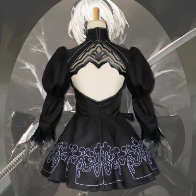 Аниме игра NieR Automata 2B Косплей Костюм YoRHa № 2 Тип B платье наряд для вечерние НКИ