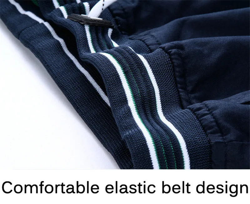Peilow Летние повседневные шорты Для мужчин хлопок Slim Fit Solid Цвет до колена эластичный пояс Бермуды пляжные шорты брюки размер M~ 5XL