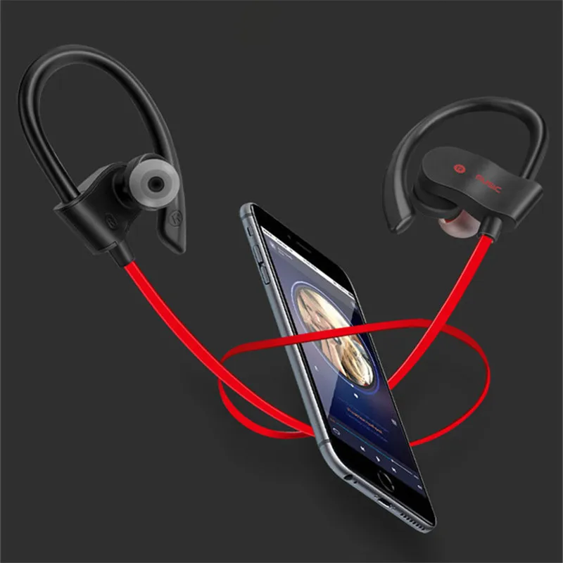 Bluetooth Наушники с микрофоном Беспроводной гарнитура Водонепроницаемый в ухо bluetooth