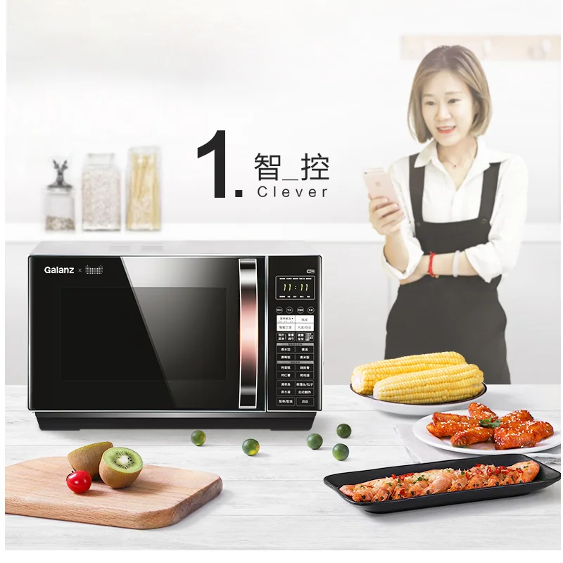 

Convection oven Light wave Microwave oven family business use Rapid heating thaw Steaming oven Smart barbecue