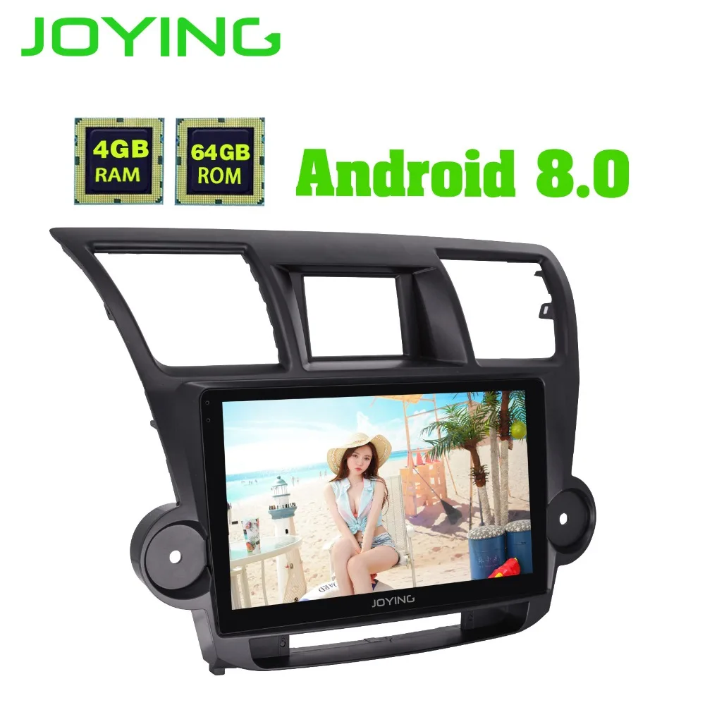 JOYING 10 1 "ips 8 Восьмиядерный автомобильное радио аудио Android стерео Мультимедиа для