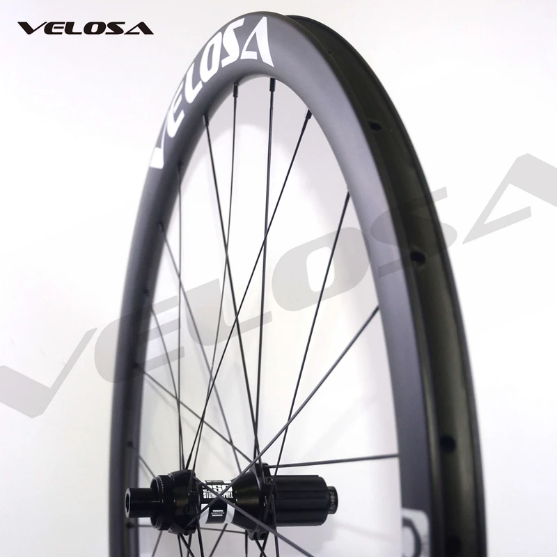 Velosa Ulti 35 полный углеродный комплект колес 700C дорожный велосипед дисковый тормоз