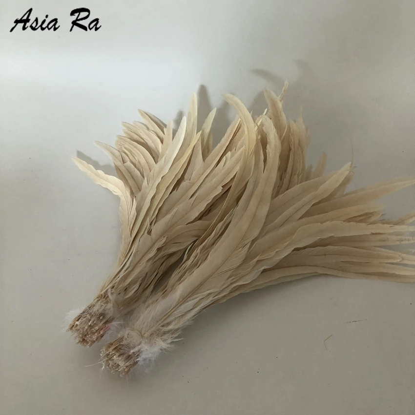 500 ПК сырец белого цвета отбеленные &quotсделай сам&quot Петух Перья для волос