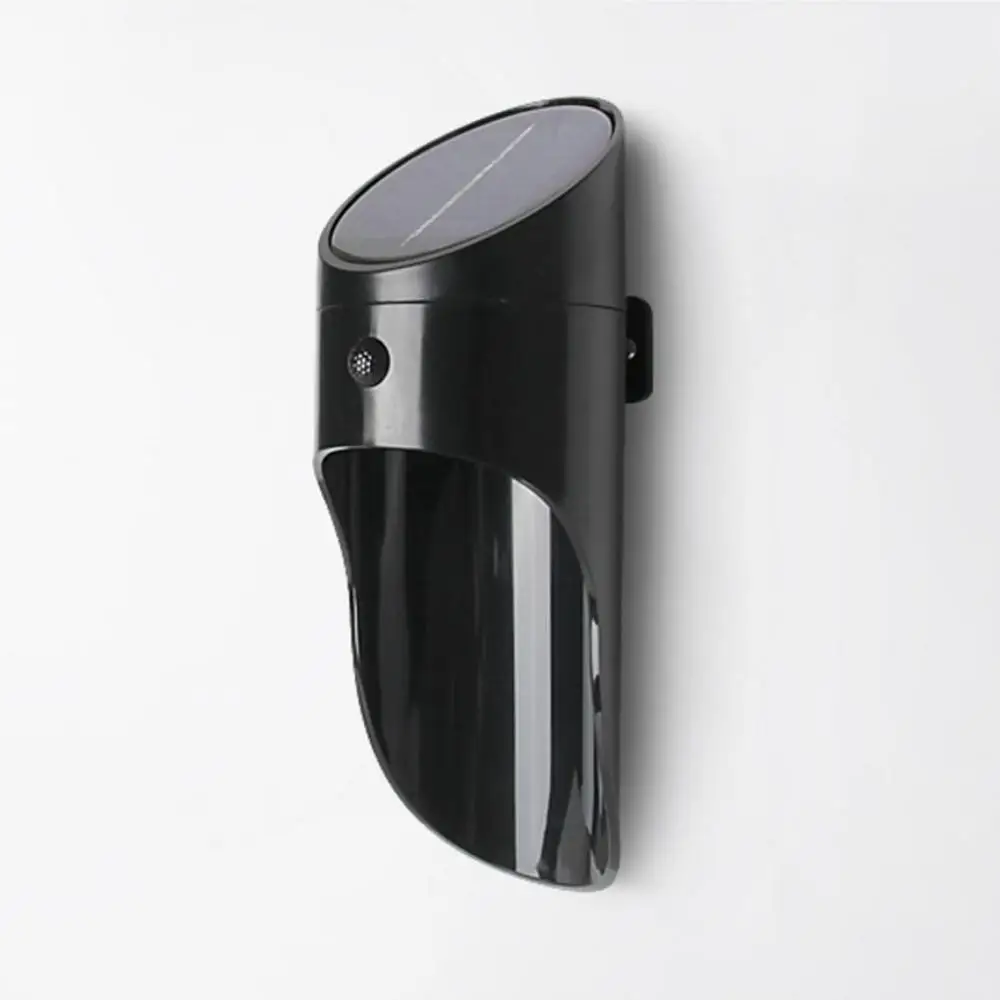 Black shell KHLITEC солнечный светильник СВЧ-датчик Солнечный настенный светильник Открытый водонепроницаемый ip65 садовый светильник украшение Ночной Настенный фонарь безопасности - Испускаемый цвет: Black shell