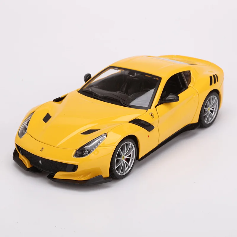 Темно-серый 1:24 имитация сплава супер Игрушечная модель автомобиля 24 стиля для Ferrari с управлением на рулевом колесе переднее рулевое колесо игрушечный автомобиль - Цвет: Темно-серый