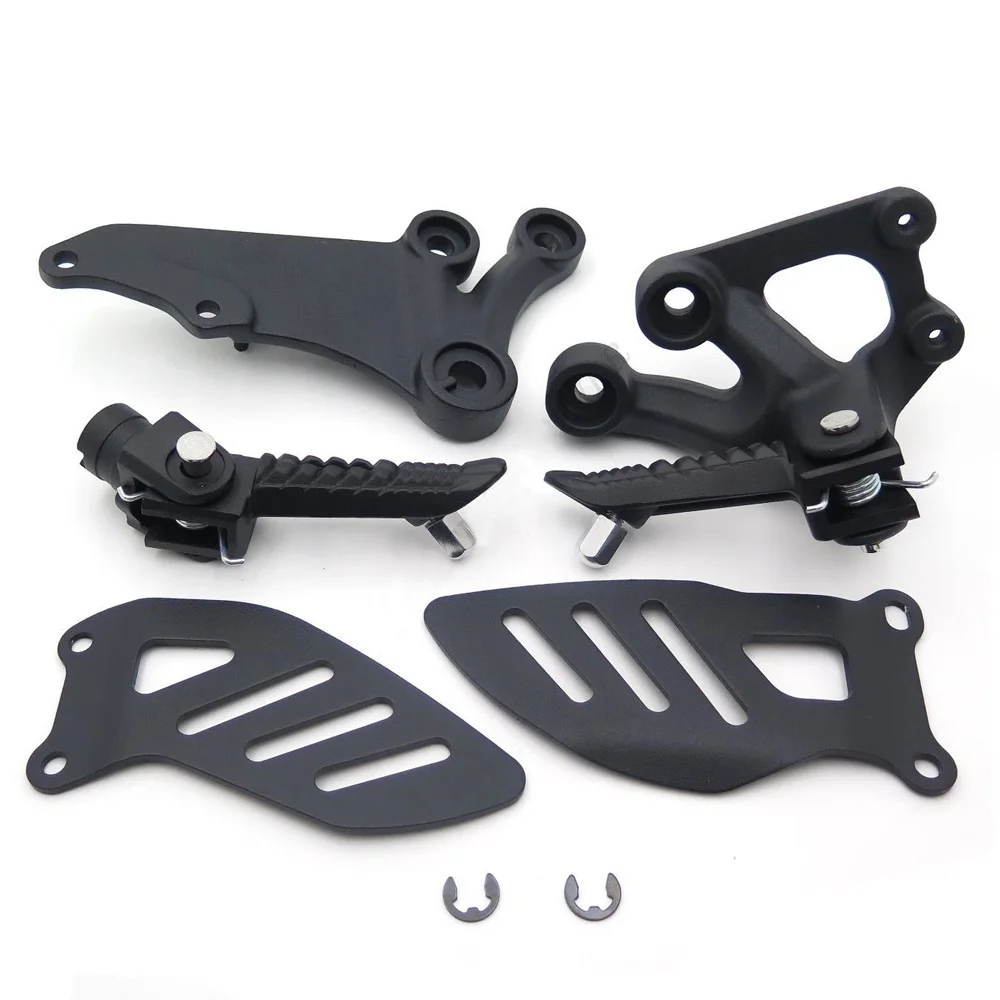 Передняя опора для ног мотоцикла 06 10 Suzuki GSXR600 GSXR750 K6 K8 2006 2010 07 08 09 черный|Подставки