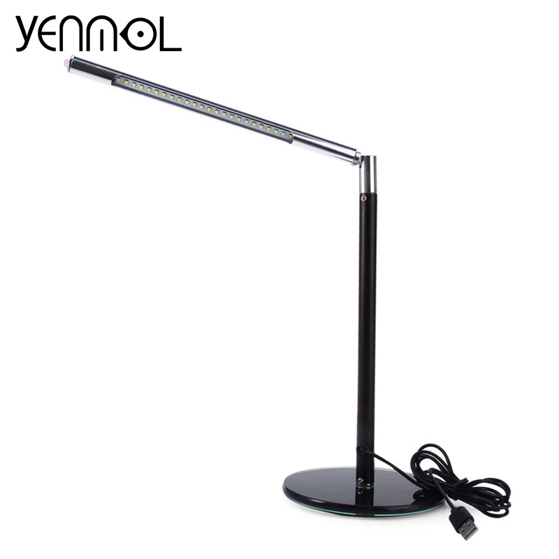 Yenmol новый современный Светодиодные настольные лампы творческий металл складной