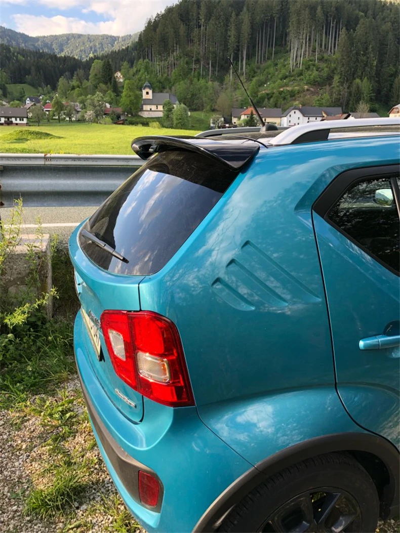 Для Suzuki Ignis заднее крыло спойлера, на крышке багажника Спойлеры крыльев краска ABS 3M паста EMS транспорта