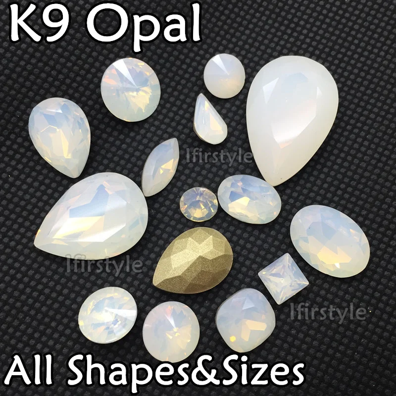 Высокое качество K9 стекло опал кристалл причудливый Камень Белоснежка Цвет