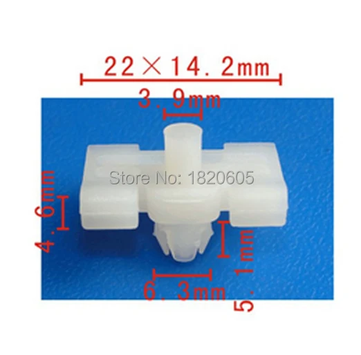 100x нижний выступ фиксатор зажима 006 988 30 78 для Mercedes Benz W124|clip retainer|moulding clipsretaining clip |