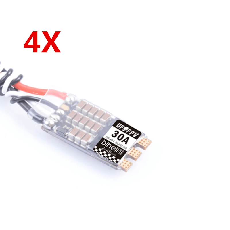 Лучшее предложение Repalcement 4X UFOFPV 30A 30amp BLHeli_32 2-4 S гоночный бесщеточный ESC Dshot1200 готов