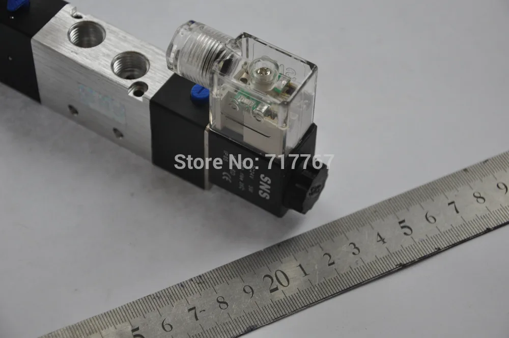 Соленоидный клапан 4V220 08 DC24V AC220V DC110V 380 V воздушный SNS пневматические детали RC1/4