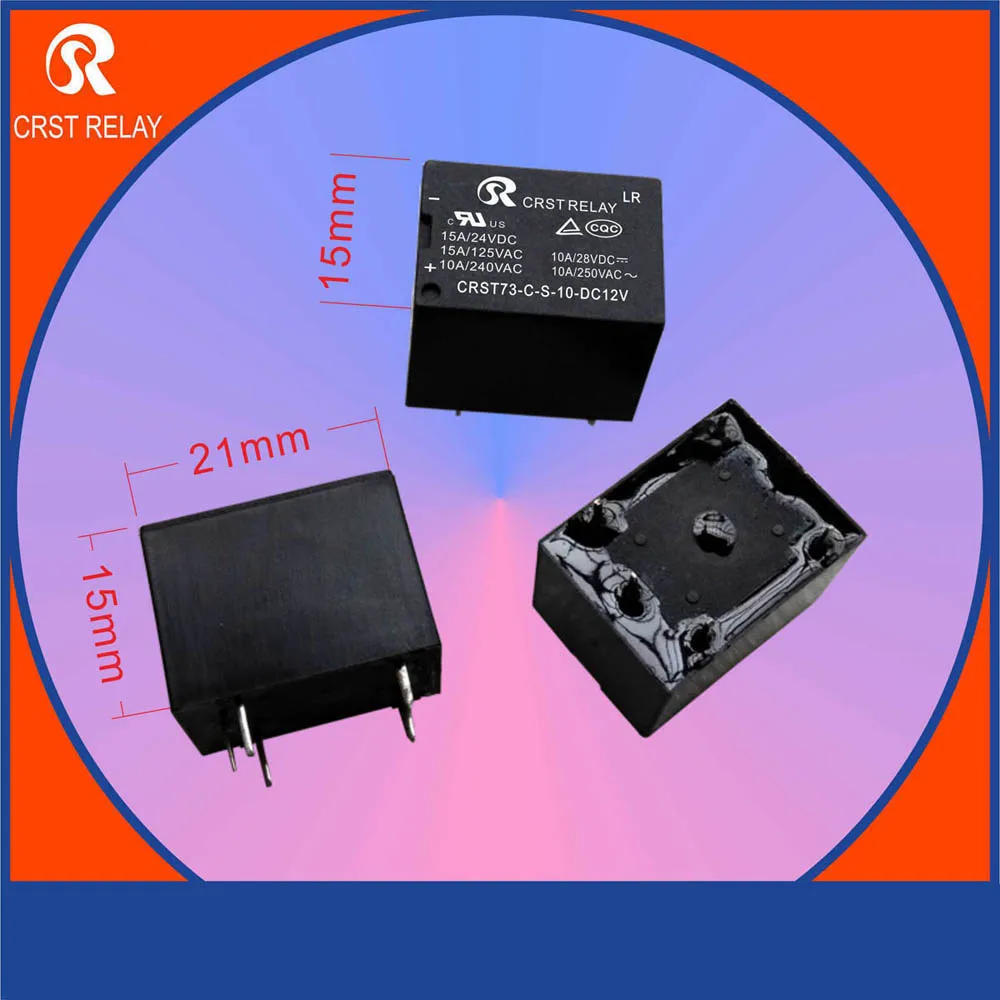 Однокатушечное магнитное удерживающее реле CRST73 12 в преобразование 10 а CYA S для беспроводного пульта дистанционного управления Однокатушечное магнитное удерживающее реле CRST73 12 в преобразование 10 а CYA S для беспроводного пульта дистанционного управления
