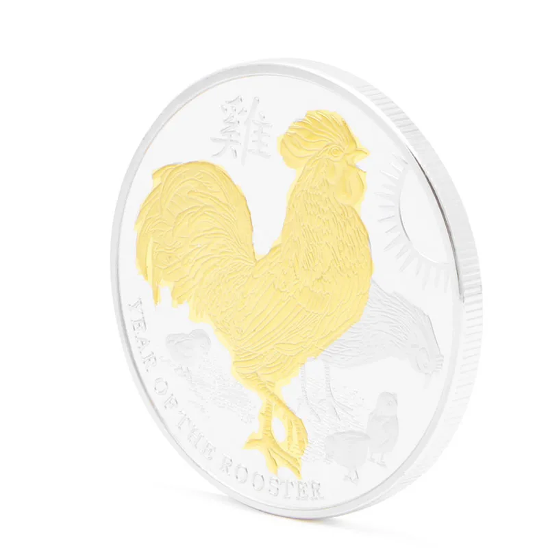 Коллекция коллекционные памятные монеты 2017 года петуха елианы II | Дом и сад