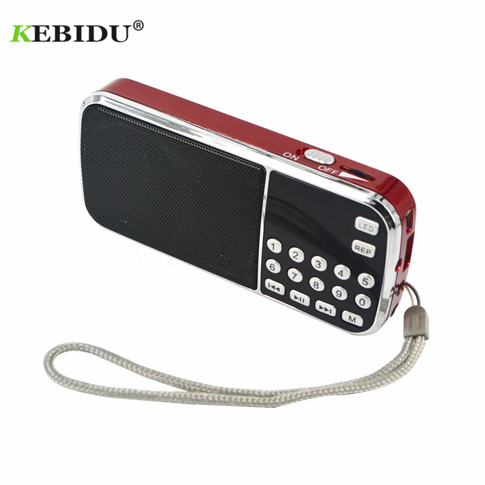 Kebidu новейший портативный Hi Fi мини динамик с поддержкой MP3 аудио музыкальный плеер