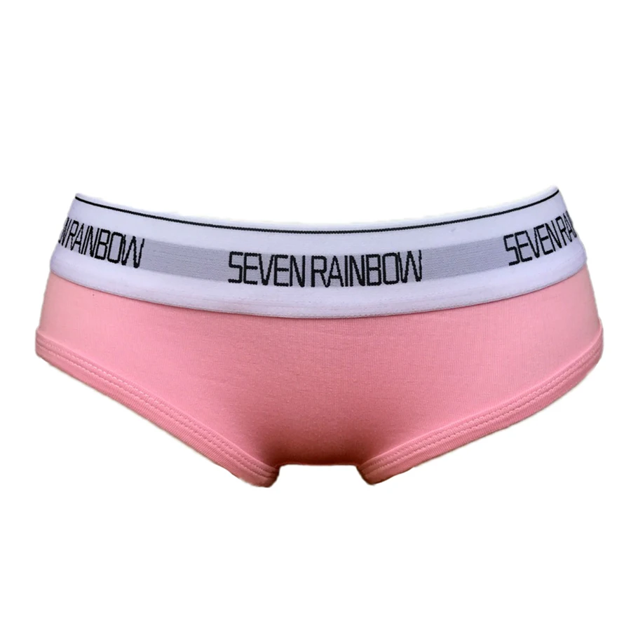 SEVENRAINBOW, 1 шт., стиль, женское хлопковое нижнее белье, трусики, сексуальное нижнее белье, эротическое белье, белый пояс, 11 цветов - Цвет: As shown