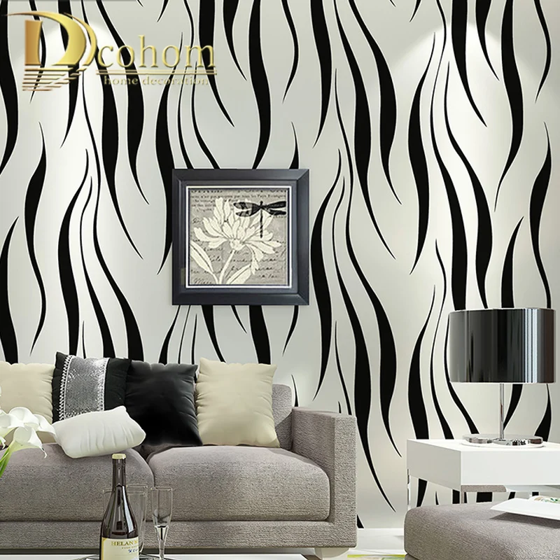 Современные полосы геометрические 3D обои рулон для спальни гостиной домашний