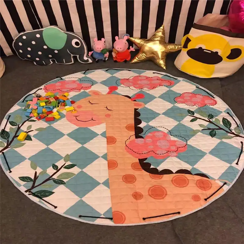 Игровой коврик на шнурке для детей игровой мультяшный ползания М tapete infantil|kids play