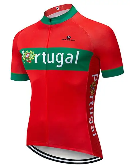 jersey only Португалия Велоспорт Джерси Летние гонки велосипедная одежда Ropa Ciclismo короткий рукав MTB велосипед Джерси рубашка Майо Ciclismo - Цвет: jersey only