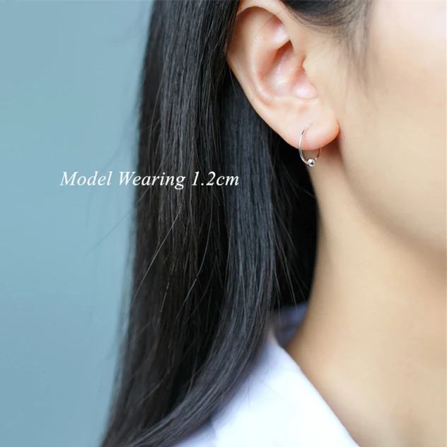 Серьги кольца маленькие из серебра 925 пробы 6 12 мм|hoop earrings|hoop earrings smallhoop small earings |