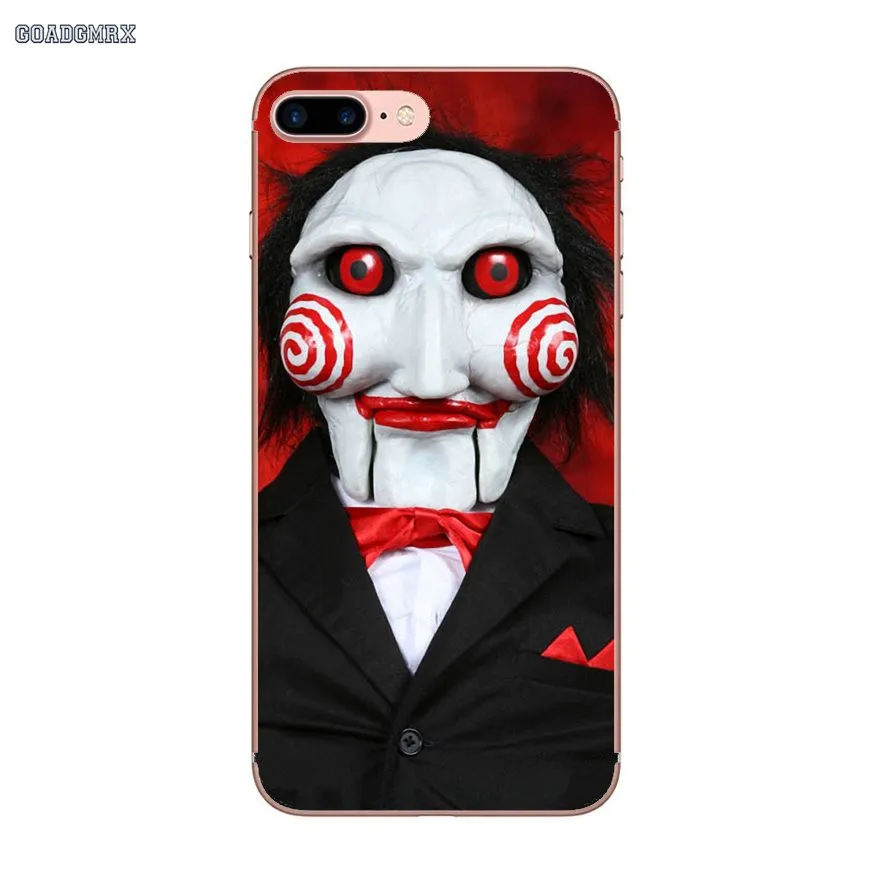 The Jigsaw Killer SAW Movie Soft Transparent Shell Covers For iPhone 6 6S 7 8 Plus X XS MAX XR 4 4S 5 5S SE 5C | Мобильные телефоны