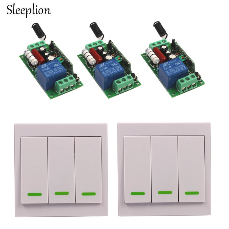 Беспроводной Выключатель для домашнего светодиодного освещения Sleeplion 220 В 10 А