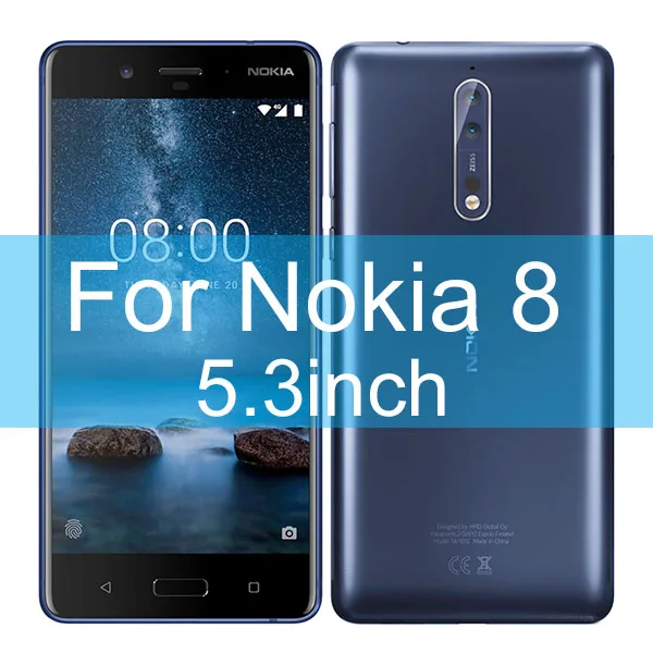 For Nokia 8 Для Nokia 3 5 6 7 8 Защитное стекло для экрана закаленное стекло для Nokia 5 8 6 7 plus стекло es для Nokia7 plus Nokia5 Nokia8 пленка - Цвет: For Nokia 8
