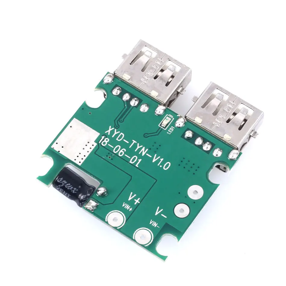 5 V-20 V 5V 3A Max Dual USB Зарядное устройство регулятор для солнечных батарей Панель раза крышка/зарядки телефона Питание модуль с круглым вырезом