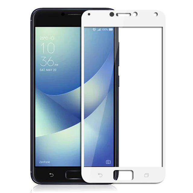 Закаленное 3d стекло для ASUS Zenfone 4 Max Plus 2 шт. полное покрытие экрана Защитная пленка