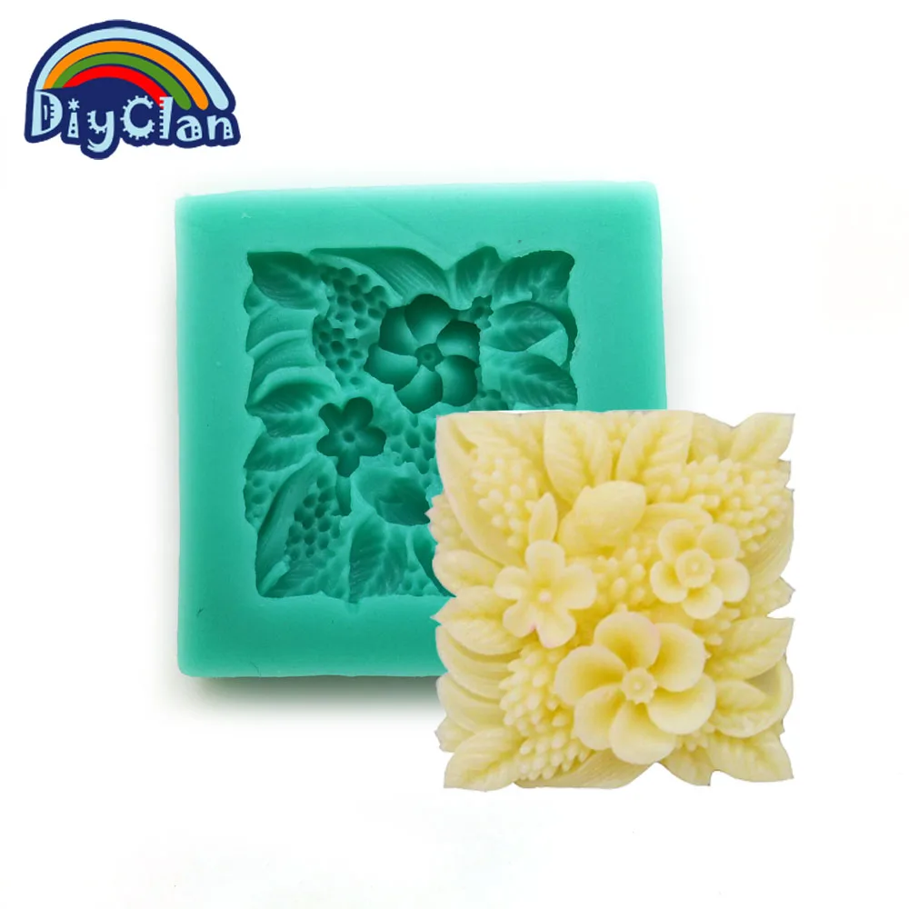 Новое поступление цветок сделай сам искусственная шоколадная форма для мыла