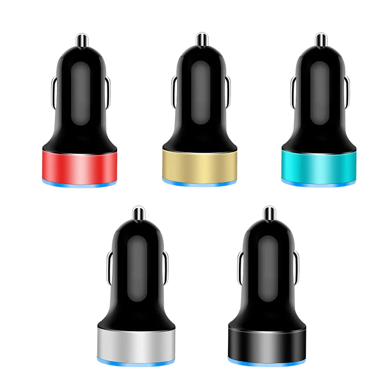 Meiyi LED дисплей автомобильное зарядное устройство 2 порта USB 3.1A макс для iPhone X 8 7 6
