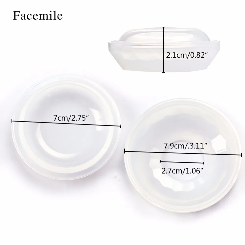 Facemile 2 шт./компл. силиконовые геометрические формы для грязевой доски базовые