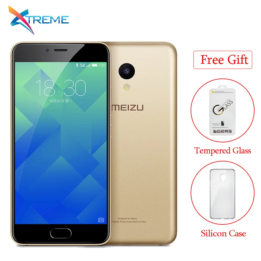 Глобальная Версия Оригинал Meizu M5 meilan 5 MTK6750 Octa core 2 ГБ Оперативная память 16