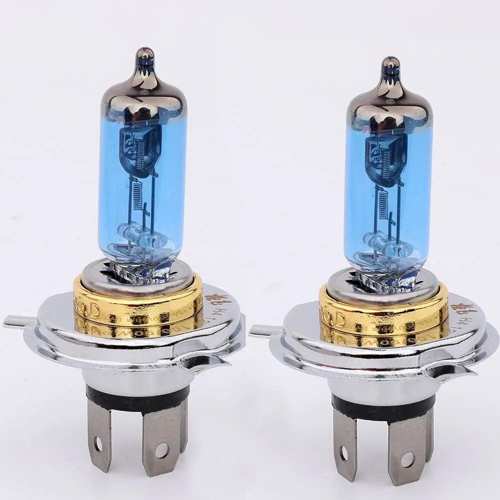 2 предмета в комплекте, HOD, H4 HB2 12V 100W P43T-38 галогенная фара лампа 9003 5000k 2800lm серии йод ксеноновая лампа супер белый свет