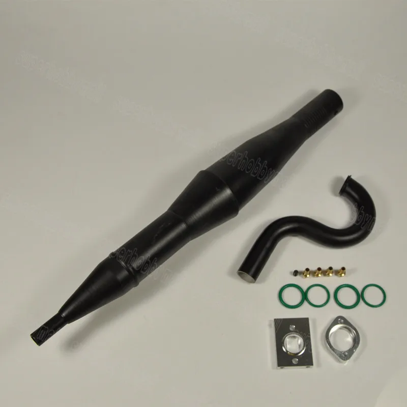450mm Accelerating Tube Resonator Pipe with Silencer Harmonic Tremor For 23CC-30CC Marine Boat | Игрушки и хобби
