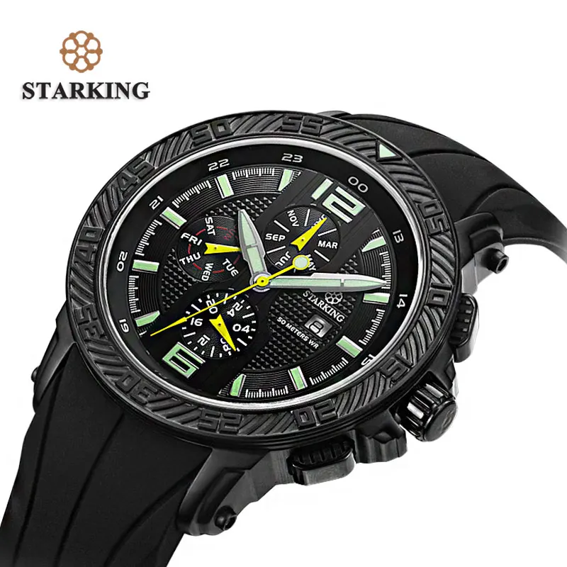 STARKING мужские наручные часы Relogio Masculino многофункциональные оригинальные горячие
