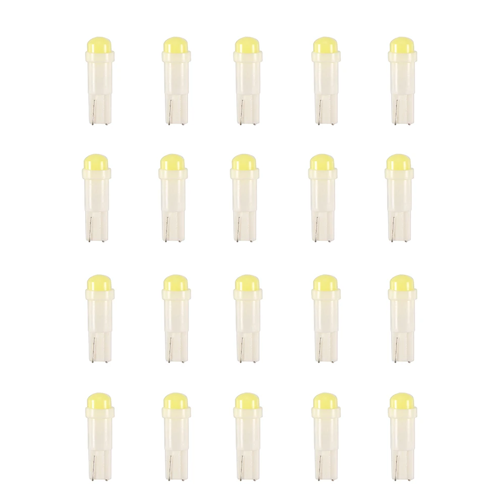20 шт. лампы для внутреннего освещения автомобиля T5 Led 1 SMD DC 12V|Сигнальная лампа| |