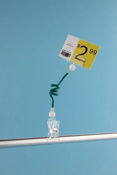 Железный провод метаболический Поп Клип имя карты дисплей ценник оснастки поп