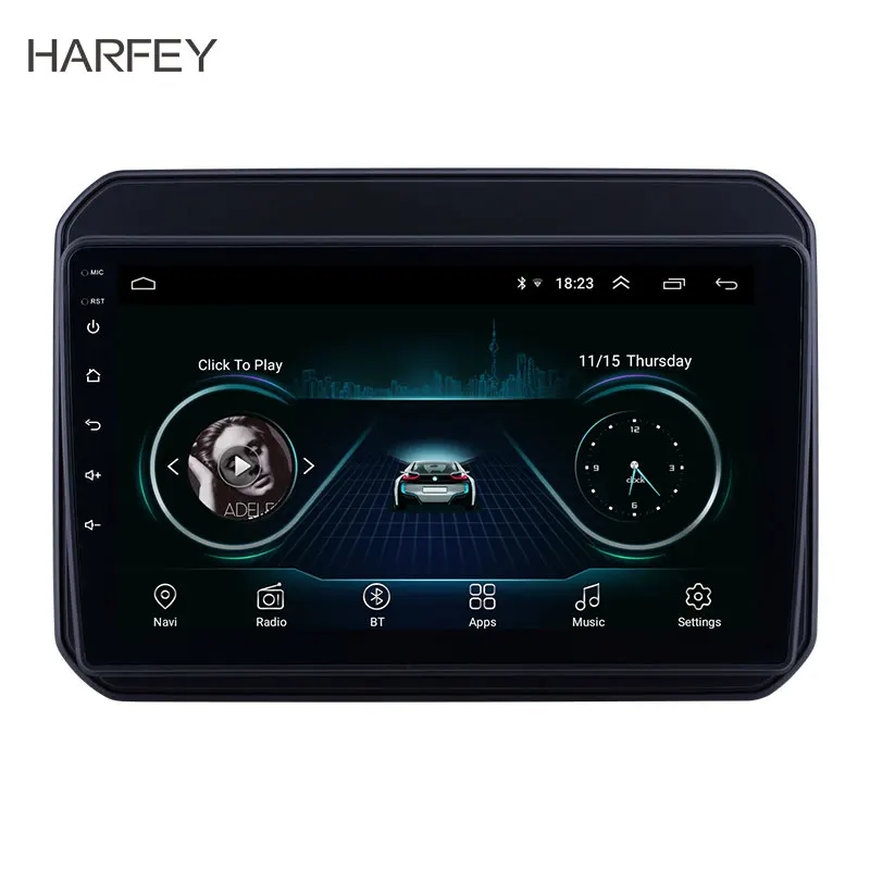 Harfey 9 &quotAndroid 8 1 GPS радио для Suzuki IGNIS 2016-2018 с Bluetooth USB WIFI AUX поддержка Carplay 3G резервная
