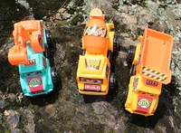 excavator truck model engineering vehicle inertia back cars educational kids aircraft turner metal toy car child birthday gifts