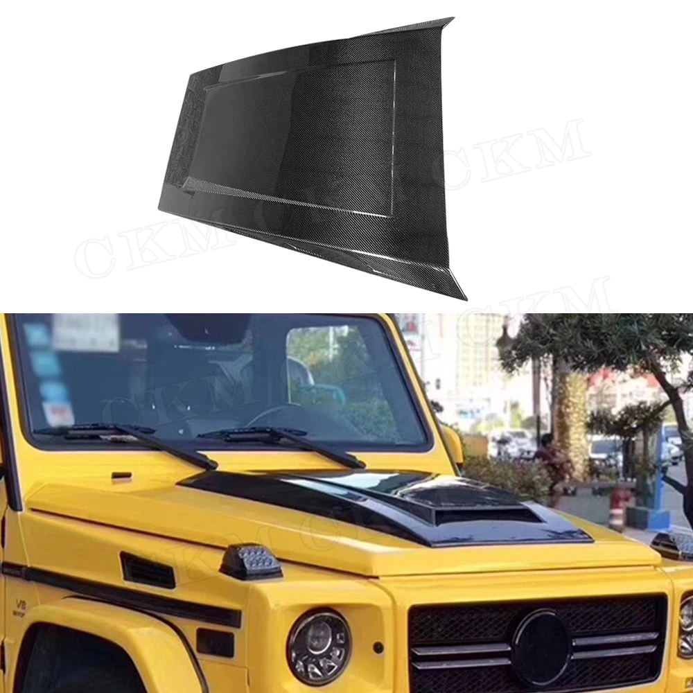 G Class W463 передние вентиляционные отверстия капота двигателя из углеродного