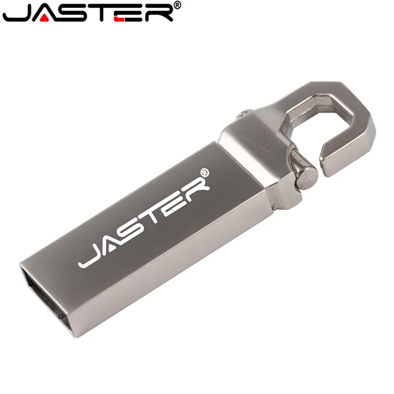 

Водонепроницаемый USB флеш-накопитель JASTER, металлический крючок, флеш-накопитель 4 ГБ, 8 ГБ, 16 ГБ, 32 ГБ, 64 ГБ, флешка, USB 2,0, карта памяти, флеш-нако...