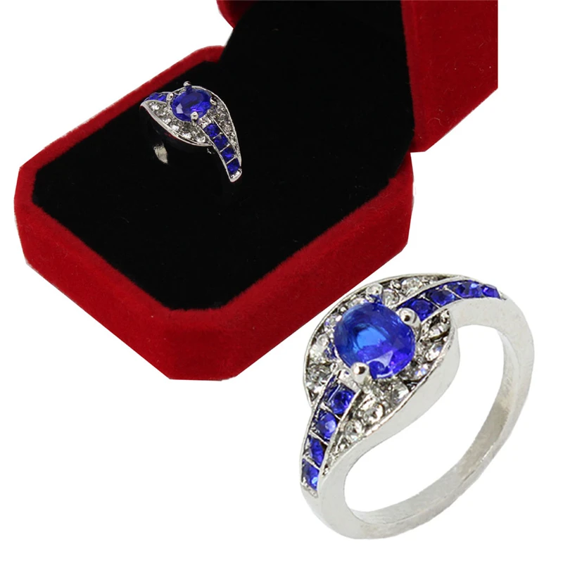 1 шт. мужское и женское кольцо с цирконом | Украшения аксессуары