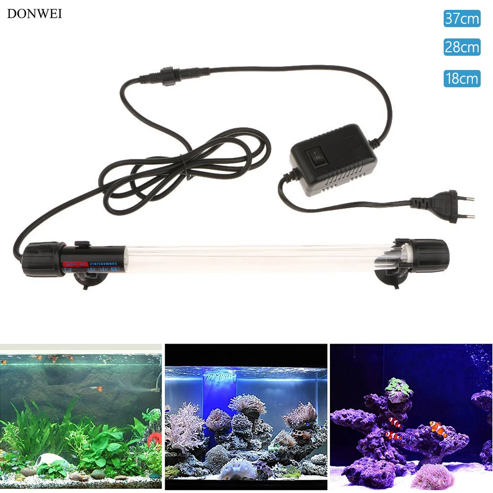 DONWEI УФ стерилизатор светодиодный подводный светильник 6W 10W 15W очистки воды