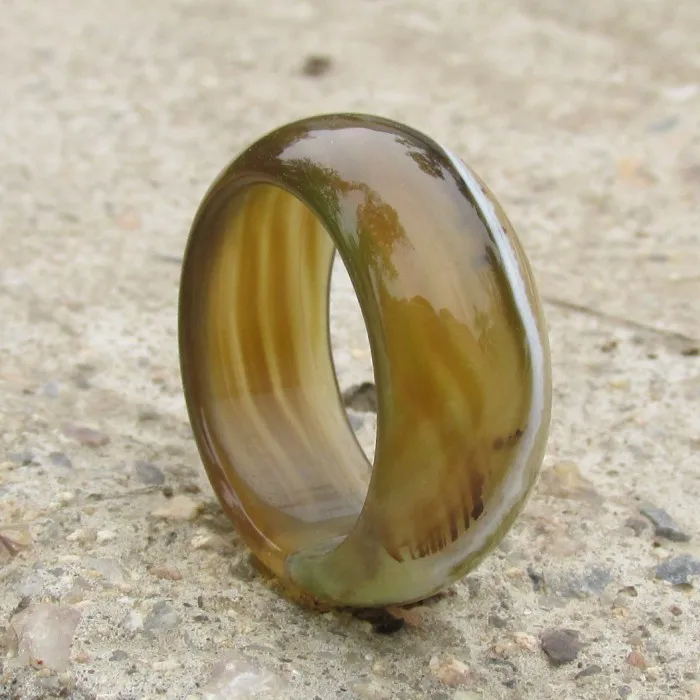 Кольцо из сардоникса с натуральным нефритом 19 5 мм|ring men|ring ringring man women |