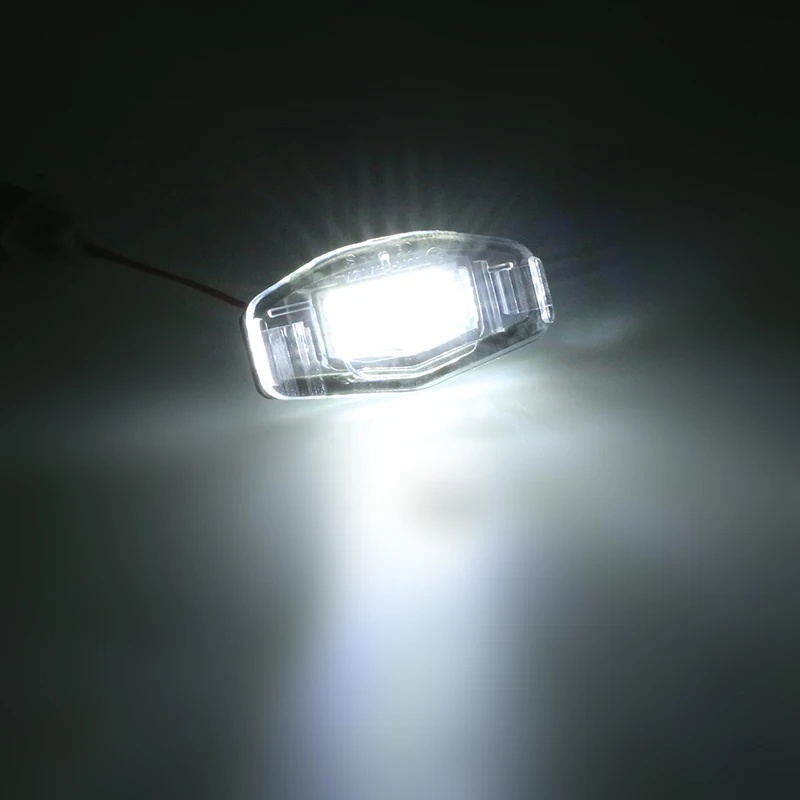 

2pcs 12V Led License Plate Lights Bulb for Honda Civic Error Free 18SMD Number License Plate Light Canbus White for City Odyssey