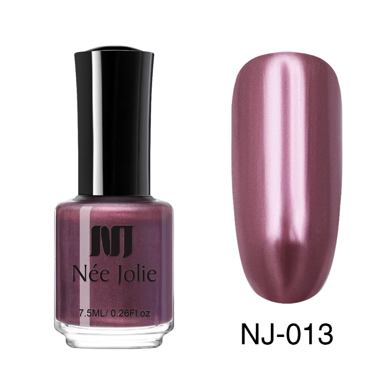 7.5ml Mirror-013 Лак для ногтей NEE JOLIE Pink Series, быстросохнущий, 3,5 мл, 7,5 мл, голографический матовый блеск, зеркальный эффект, лак для ногтей, 18 цветов - Цвет: 7.5ml Mirror-013