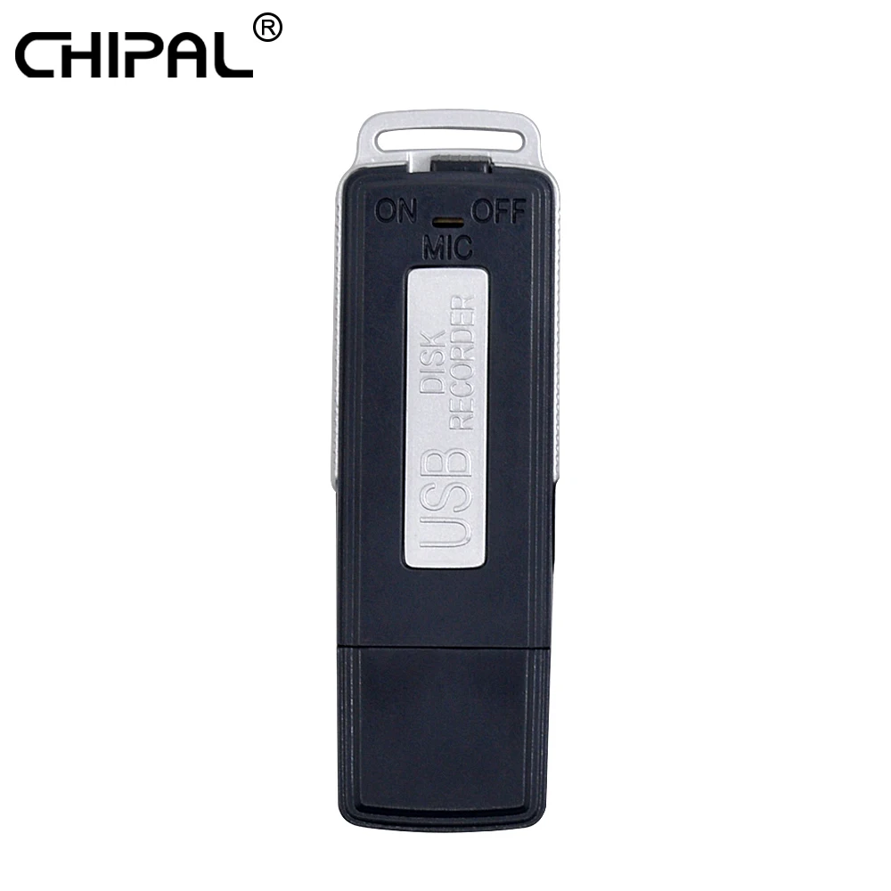 Профессиональный цифровой USB диктофон CHIPAL 8 ГБ мини WAV ручка для записи аудио MP3