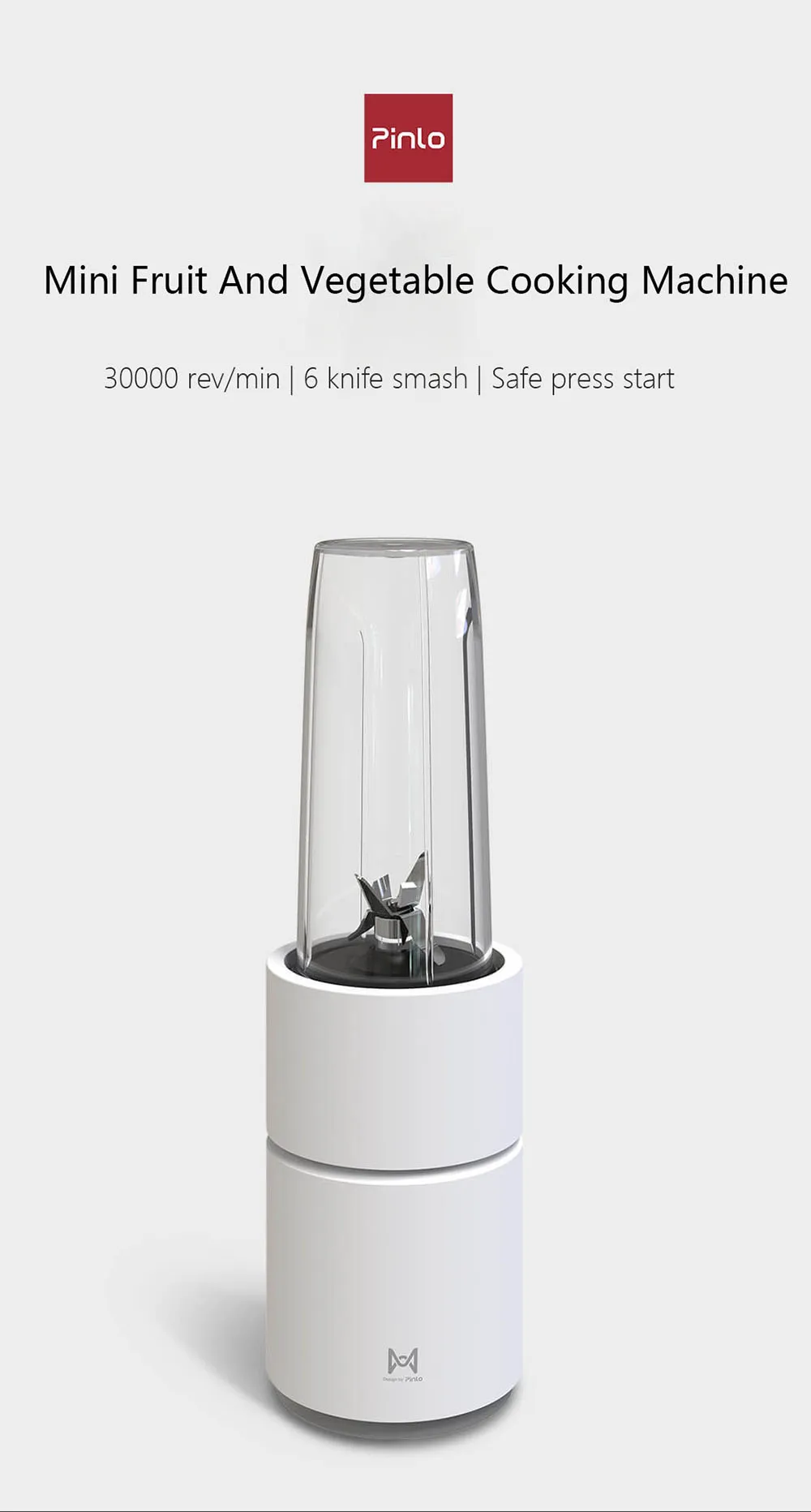 Xiaomi Соковыжималка фруктов и овощей приготовления машина портативный Liquidizer, 1seconds Out сок быстро измельченный лед легко чистить